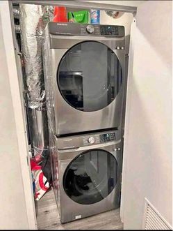 Samsung Stacked Washer and Dryer Set
