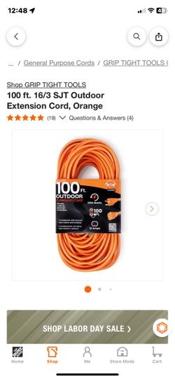 100 ft Outdoor Extension Cord