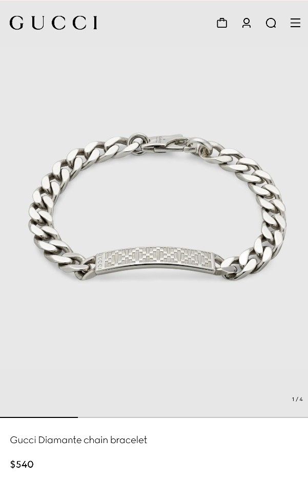 Gucci Diamante Chain Bracelet