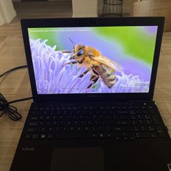 Sony Vaio i5 2.60GHZ CPU, 8GB of Ram, 500GB SSD, DVD-RW Drive,  NVIDIA Graphics Card, WiFi Card, Backlight Keyboard, Win11 Home, 15” Display