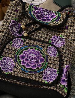 Christmas Gift Beautifully Embroidered Backpack 