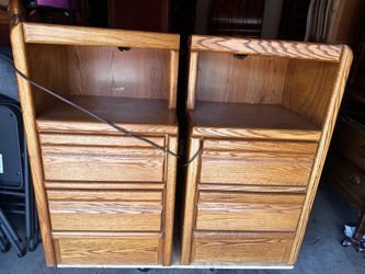 Oak Nightstands