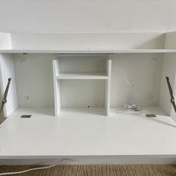 Wall Mounted Multifunctional Floating Desk/Storage 