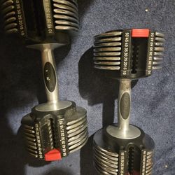 Adjustable Dumbells 10-50 Lbs  Each