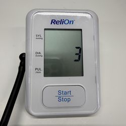 ReliOn Blood Pressure Monitor Digital Arm Cuff Tested Working