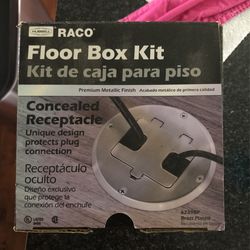 Floor Box Kit Concealed Receptacle