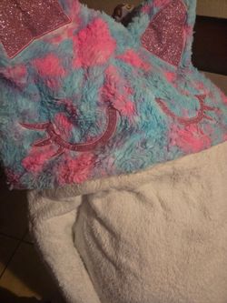 Justice Cat Plush sleep bag