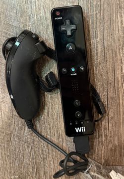 Nintendo Wii Remote Black OEM Controller