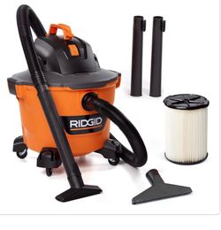 New RIDGID 9 gallon NXT Wet/Dry Shop Vacuum with Accessories