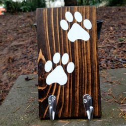 Wood Dog Leash Holders