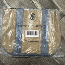 Victorias Secret Straw Tote 