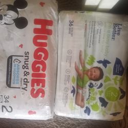 70 Pañales Size 2 X $15