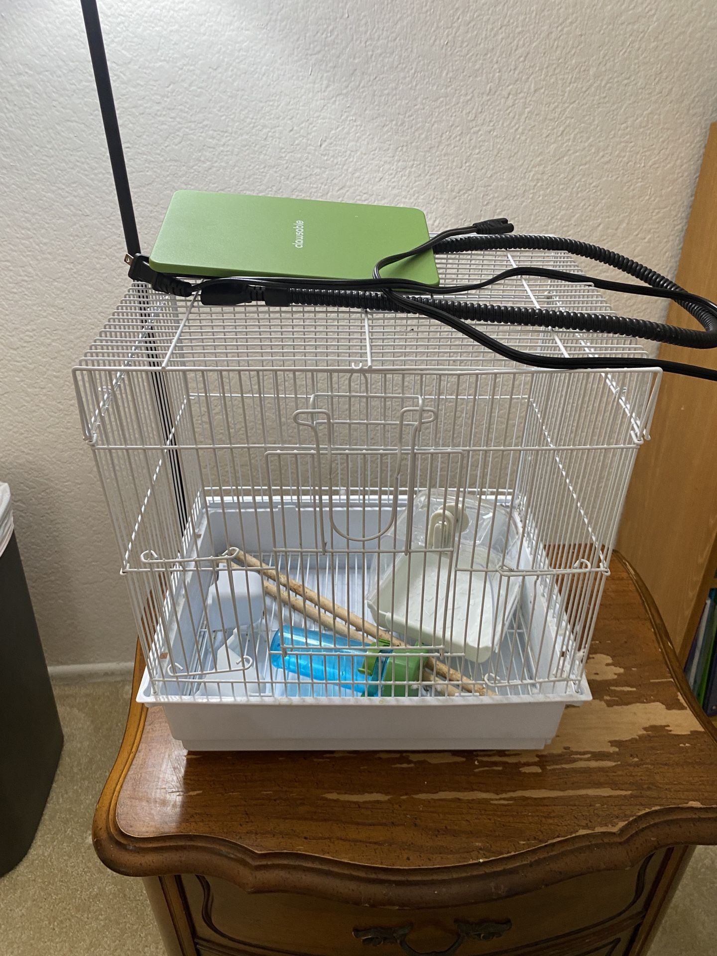 Parakeet Bird Cage With Accessories 
