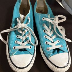 Turquoise Converse 