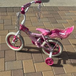 Girls Bike With Training Wheels