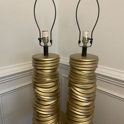  Set of two unique Table Lamps