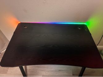 LED gaming desk