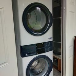 New Stackable Washer and Dryer
