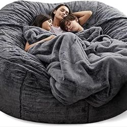 XL 6FT Bean Bag Chair For Adults (COVER ONLY)