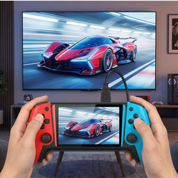 Super Q21 Retro Handheld Game Console with 500 Built-in Classic Games, 3.0" LCD, Rechargeable Battery, TV Output, Portable Mini Gaming System for Kids