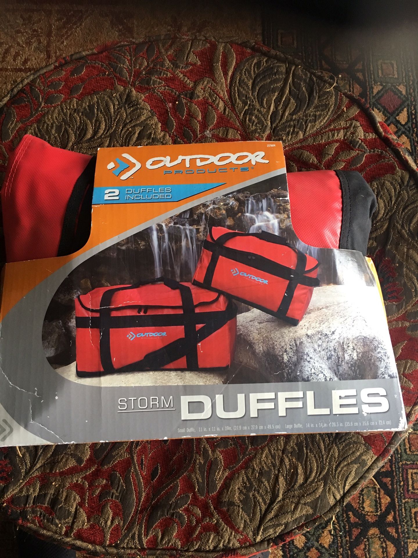 Carrrying duffle bag