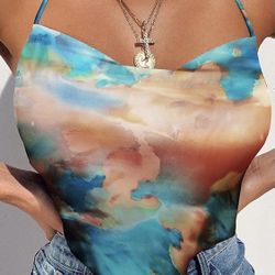 Tie Dye Halter Top 