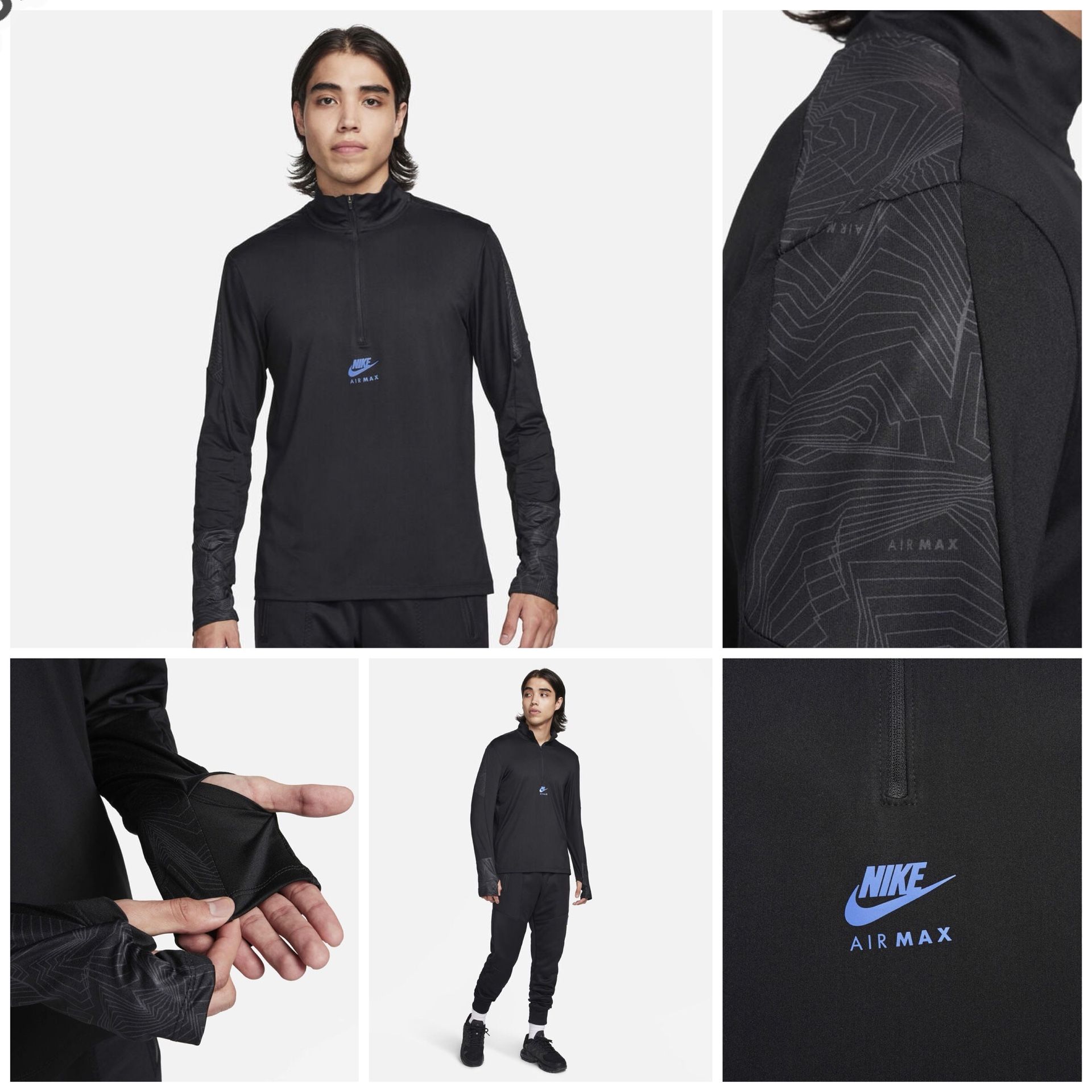 Nike Air Max Dri-FIT 1/4-Zip Running Top