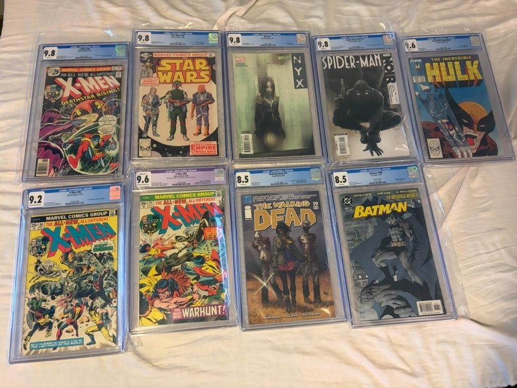 CGC Graded Comic Books - Key issues, vintage Marvel and DC Comics