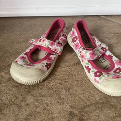 Keen Toddler Girl Pink Flower Shoes Sz 6