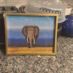 Diamond Painted Elephant 