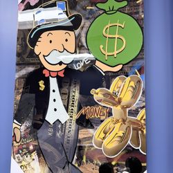 Monopoly Canvas Wall Art 