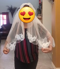 Velo.  Para. Novia  32. Pulgadas De Largo