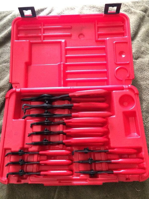 Craftsman Qtr-Turn 12-Piece Retaining Ring Pliers Set 50464 Kit