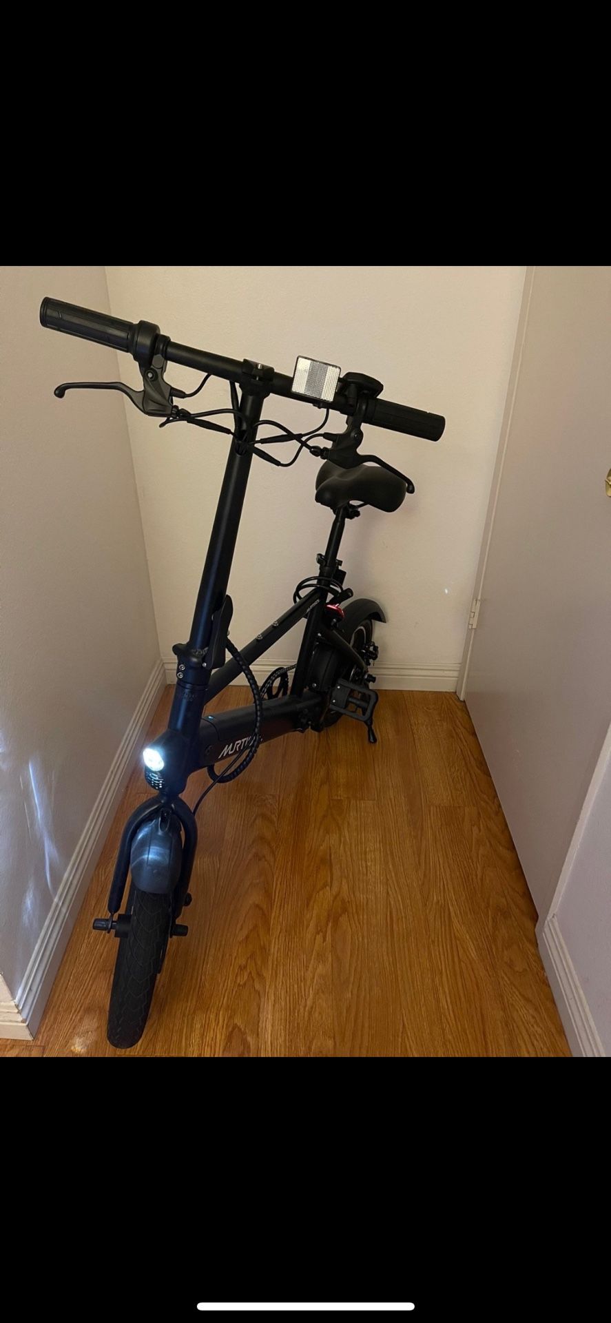 Black Electric Bicycle Ebike Murtisol 