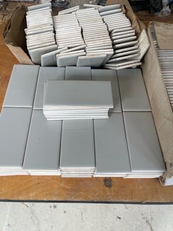 Restore Dove Gray 3 in. x 6 in. Glazed Ceramic Subway Tile  over 36 sq. ft