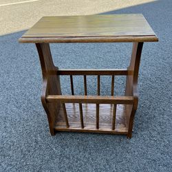 Side Table/ Magazine Table. Look at Pictures For Dimensions 