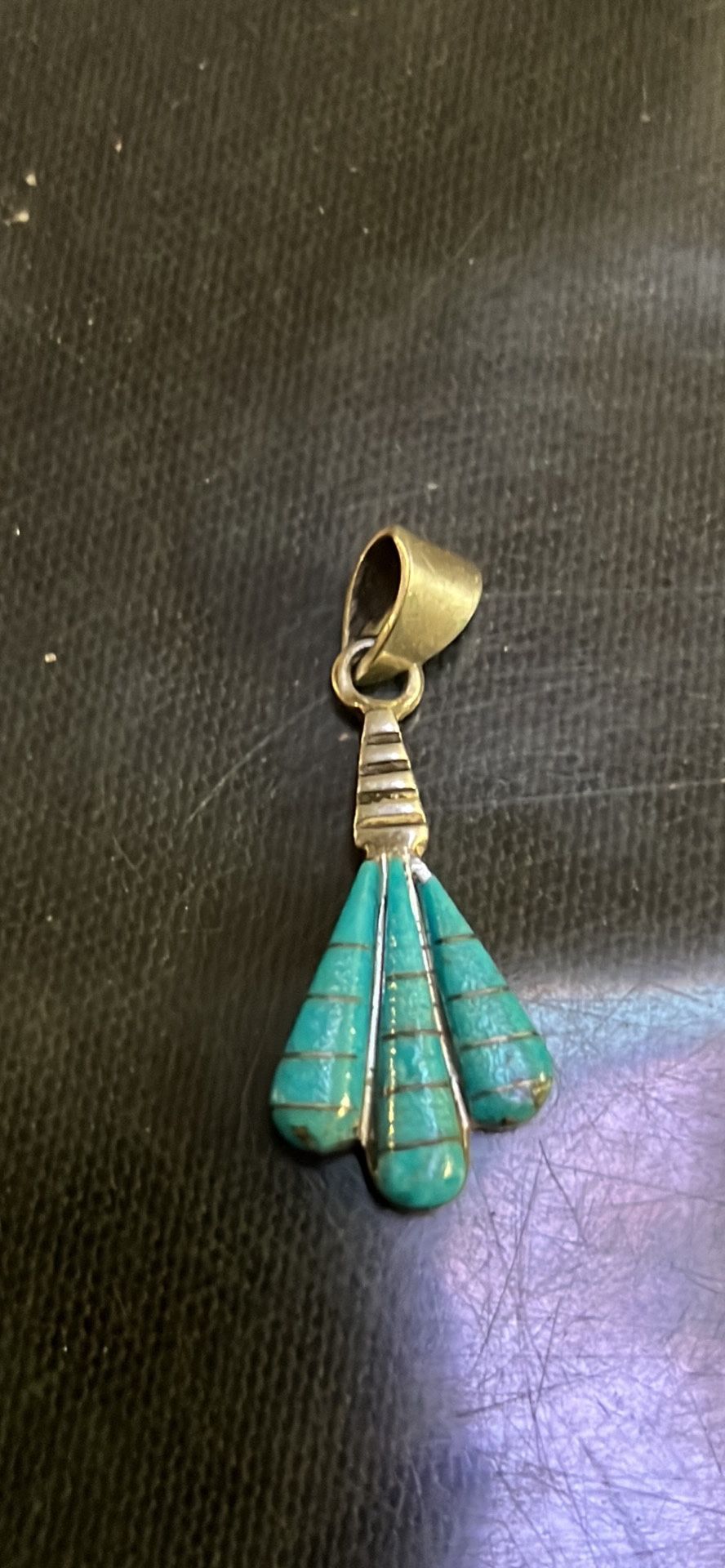 Silver Pendant & Turquoise