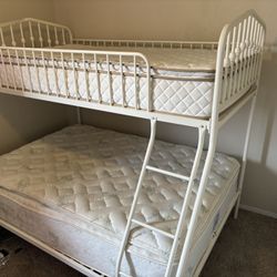 Double/twin Bunk Bed In White