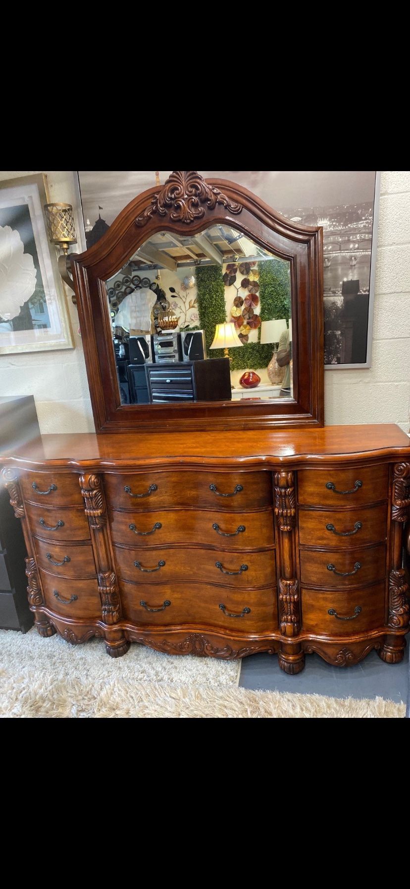 Dresser And Mirror