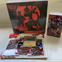 Pokemon Destined Rivals ETB, 3-Pack, & Bundle Lot