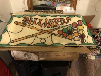 Vintage Billiards Lights