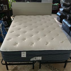 Mattress With Head Frame And Legs