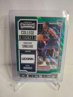 Youssouf singare #22 uconn nil 24-25 college ticket green/5 ($75)