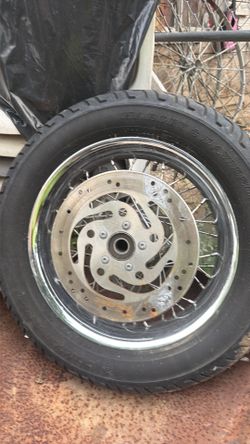 Harley Davidson motorcycle tire
