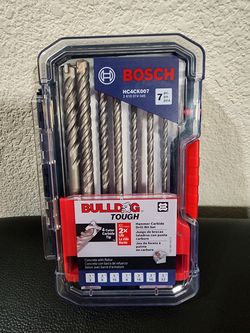 Bosch Bulldog 7 -Piece High-carbon steel Masonry Drill Bit Set For Hammer drill
