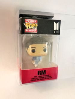 Funko Pocket Pop! BTS RM Vinyl Keychain Figure, Multicolor, Modern Era