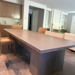 118” LUXURY EXTRA-LONG MODERN DINING & CONFERENCE TABLE – NEW  ( Out the box)