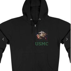 Zip Up Hoodie USMC-Special Order