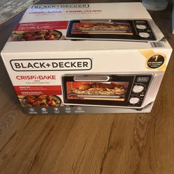 Black+Decker Crisp ‘N Bake PRO Stainless Steel 4-Slice Air Fryer Toaster Oven