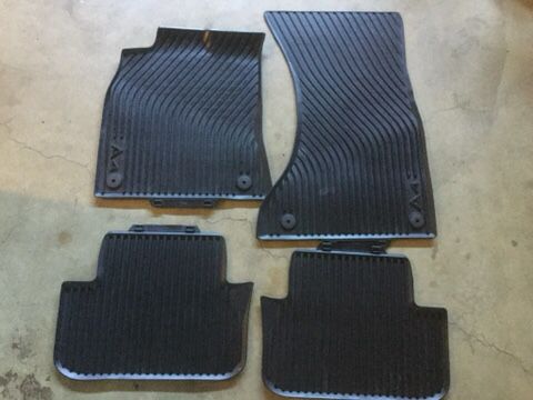 Genuine OEM Factory All Weather Floor Mats Audi A4